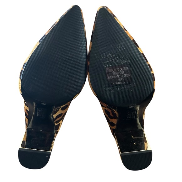 Alfani  Step N' Flex Jensonn Block-Heel Pumps Haircalf Leopard Print NEW Size 5 - Picture 7 of 8